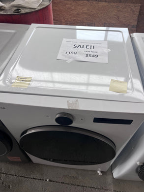 #1368- LG - 7.4 Cu. Ft. Smart Electric Dryer with Steam and Sensor Dry - White