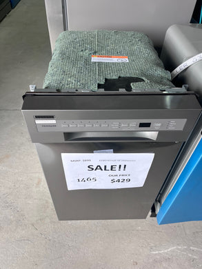 #1465- Frigidaire Stainless Steel Tub 18-in Front Control Built-in Dishwasher ( Stainless Steel )