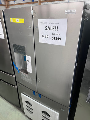 #1499- Frigidiare 36 in. Gallery 28 cu. ft. Standard Depth French Door Refrigerator in Smudge-Proof Stainless Steel