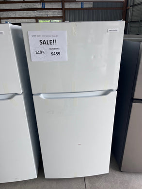 #1485- Frigidaire 30 in. 18.3 cu. ft. Garage Ready Top Freezer Refrigerator in White