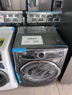 #1507- Electrolux Smartboost, Optic Whites and Pure Rinse 4.5-cu ft High Efficiency Stackable Steam Cycle Front-Load Washer ( Titanium )
