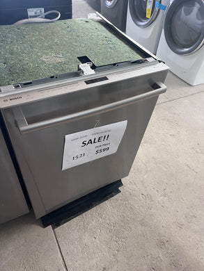 #1521- Bosch 800 Series Dishwasher 24'' Stainless Steel Anti-fingerprint