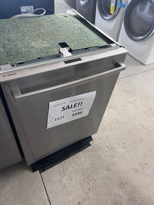 #1521- Bosch 800 Series Dishwasher 24'' Stainless Steel Anti-fingerprint