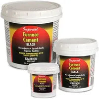 Furnace Cement-- Black 8oz Tub