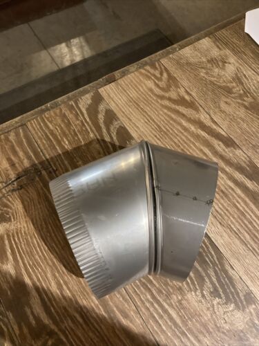 6” stainless steel stove pipe 45 degree elbow