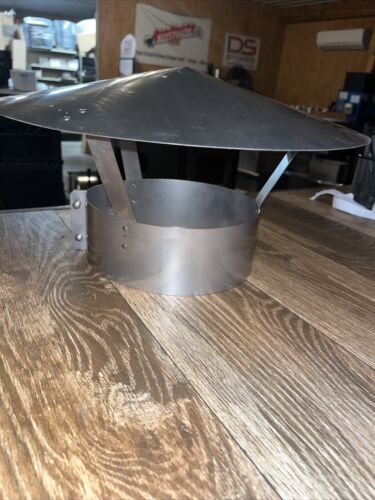 Load image into Gallery viewer, 8” stainless steel chimney cap 316 stainless
