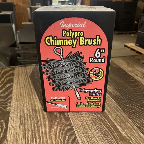 Load image into Gallery viewer, Imperial BR0181 Chimney Cleaning Brush, 6&quot;, Polypropylene
