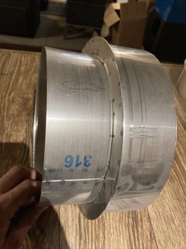 8” x 9” Stainless Steel Stove Pipe Reducer/increaser 🇺🇸