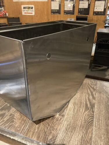 Load image into Gallery viewer, Alaska Channing Coal Stove Hopper -- Stainless Steel
