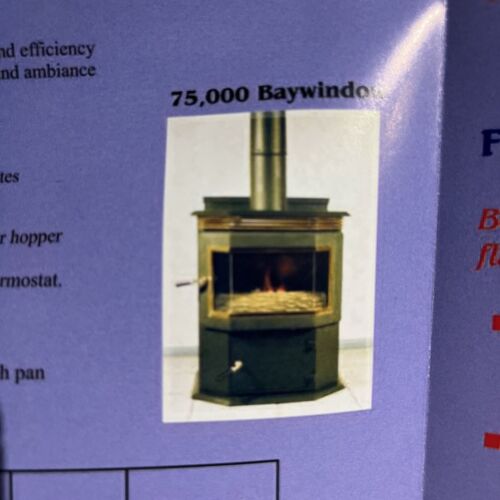 Keystoker BAY WINDOW coal stove replacement hopper