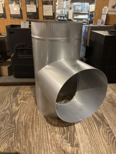 8” Stainless Steel Stove Pipe Chimney Tee