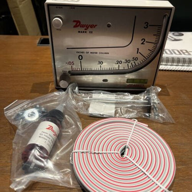 Draft gauge with test probe for coal stoves